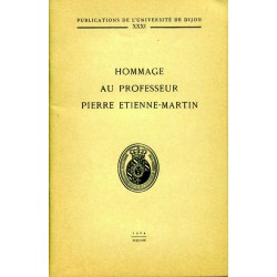 Hommage au Professeur Pierre Etienne-Martin